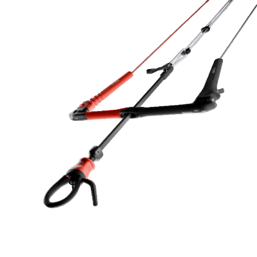 F-ONE ATOM 2026 kitesurfing kite bar with patented Quick Adjust System, adjustable 45–52cm, ISO-certified safety release — Board-Worx