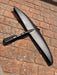 Underside view of used F-one Eagle 990 HM Carbon wing foil front wing showing F-one branding and Titan connection bar stub