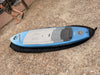 Used North Midi wing foil board 6'4 96L, angled view showing the deck and outline