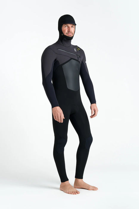 C-Skins NUWave ReWired Hooded 5/4mm Mens Winter Wetsuit Chest Zip