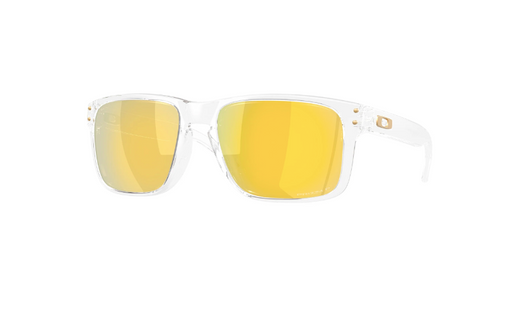 Oakley Holbrook Sunglasses Clear with Prizm 24K Polarized lenses