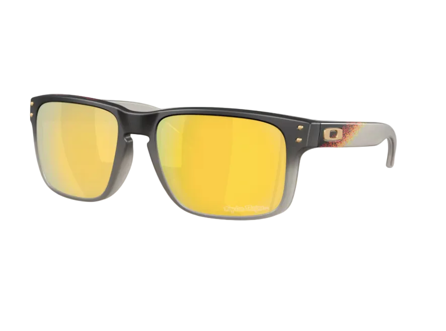 Oakley Holbrook™ Troy Lee Designs Series Black Fade with Prizm 24k Polarized lenses
