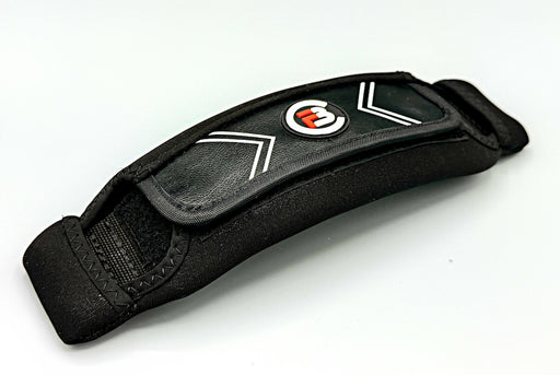 Black C3 kitesurfing harness with white accents, designed for comfort and control in watersports.