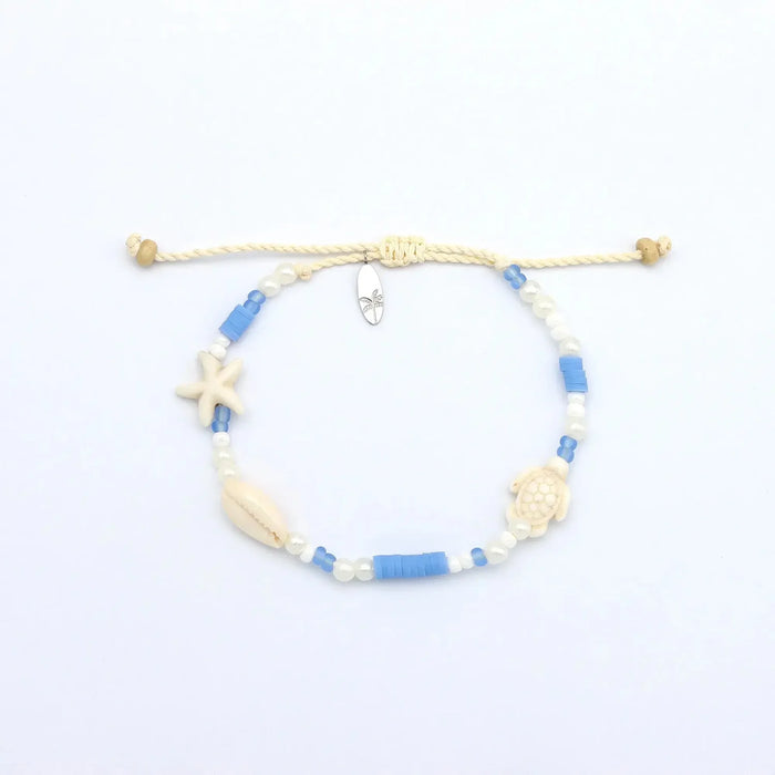 Pineapple Island Sagara Hati Beaded Charm Bracelet