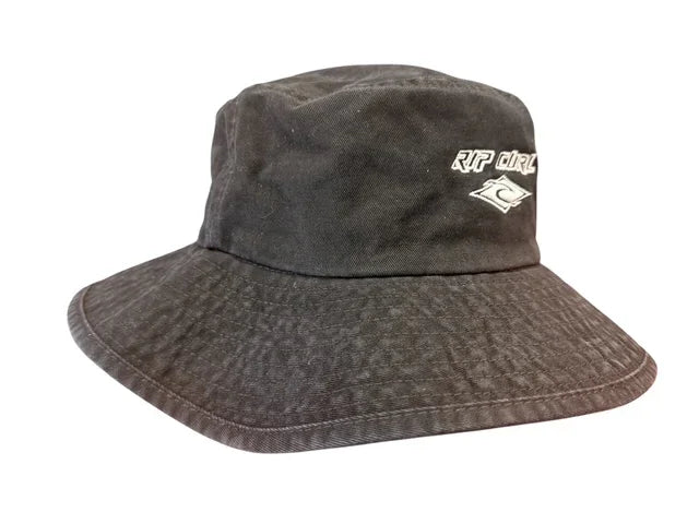 Rip Curl Ripcurl Premium Surf UPF Sun Hat – Natural White Logo Womens