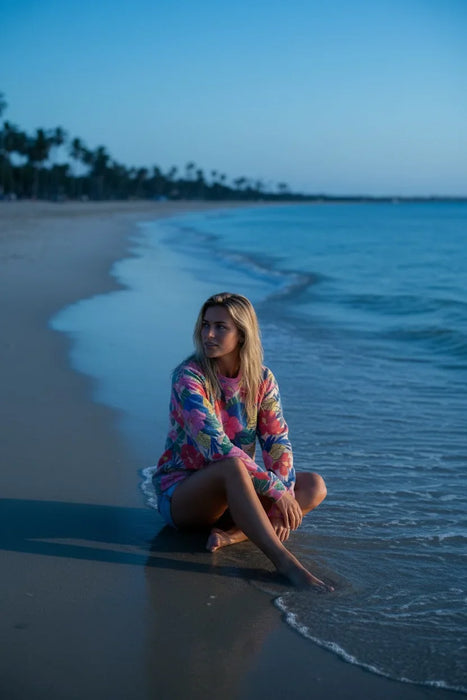 Rip Curl Surf Side Relaxed Crew Multicolour