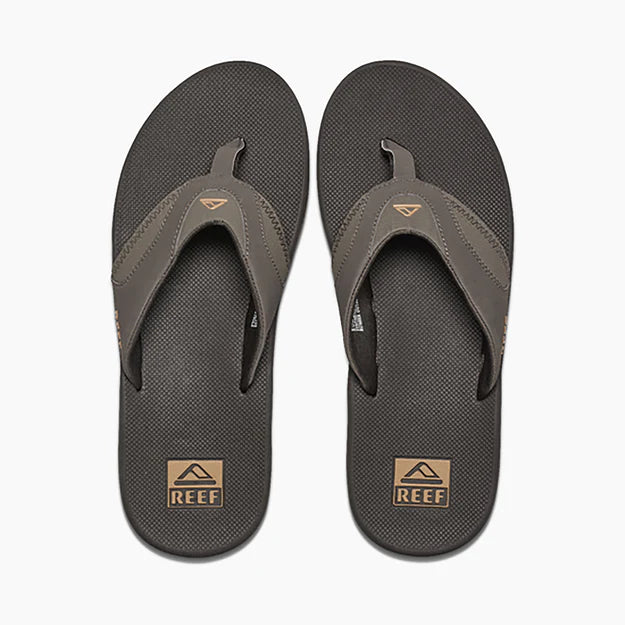 Reef Fanning Flip Flops Brown Gum | Airbag & Bottle Opener