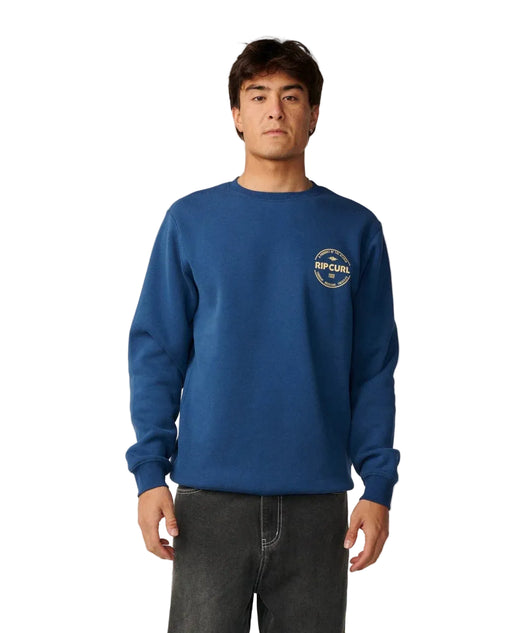 Rip Curl Staple Crew Sweatshirt in Light Navy – product view 1