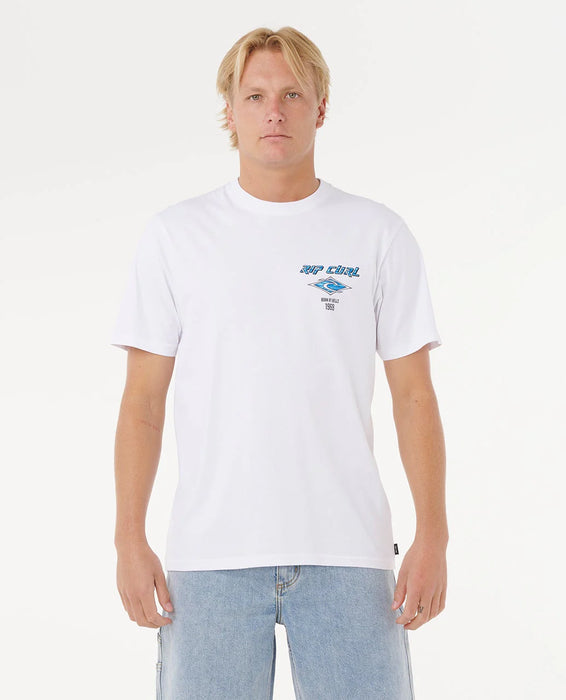 Rip Curl Fade Out Icon Tee White