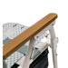 Parkit Voyager Dune Saguaro chair close-up of detachable welded insulated cooler underneath seat