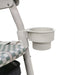 Parkit Voyager Dune Saguaro chair close-up of interchangeable cupholder fitted to armrest
