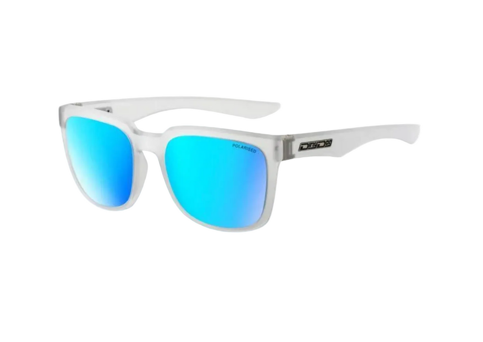 Dirty Dog Blade Satin Crystal / Ice Blue Mirror polarised