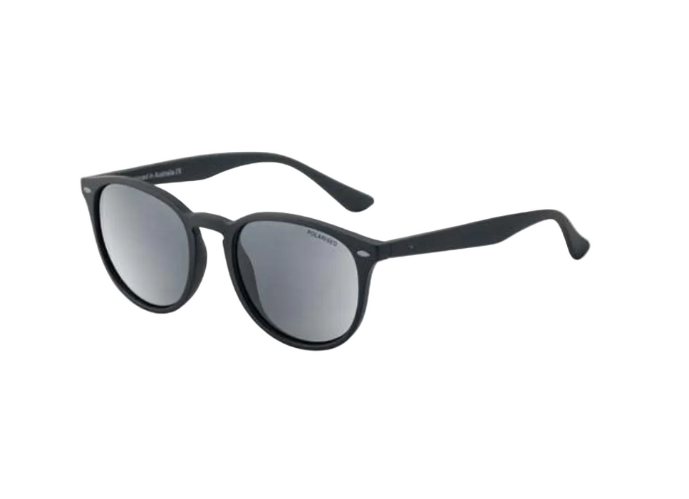 Dirty Dog Racoon Satin Black Grey Polarised