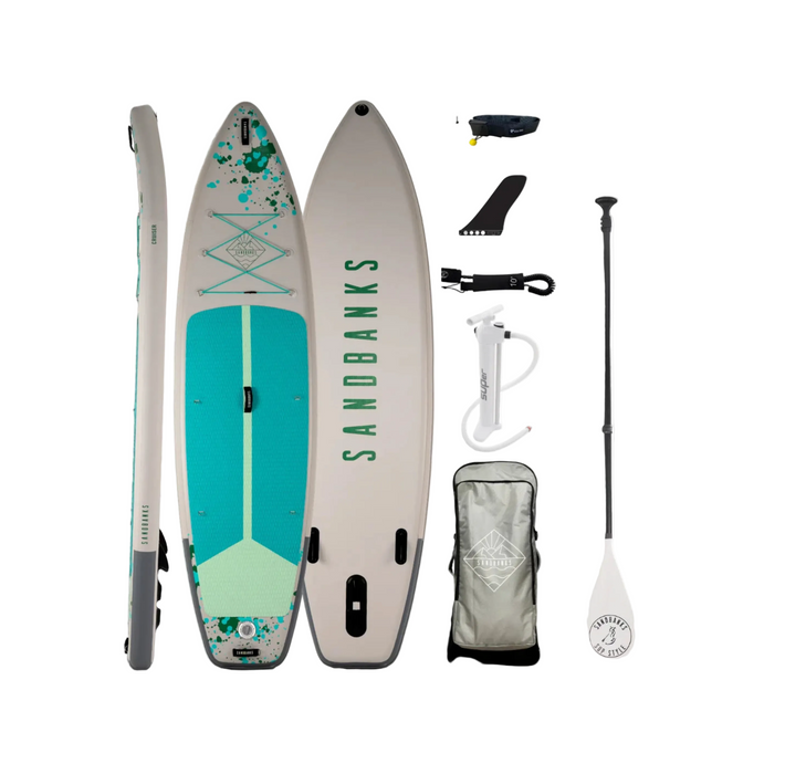Sandbanks Cruiser Pro 11' x 34'' x 6'' iSUP paddleboard package