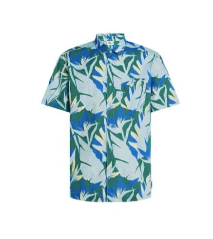 O'Neill Print Shirt Blue Tropicana