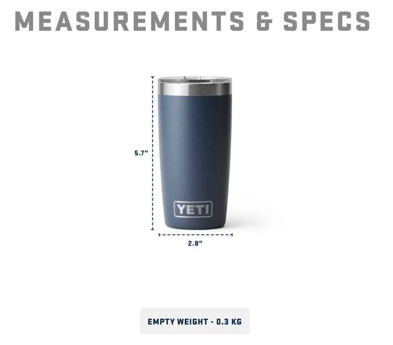 Yeti Rambler 10 oz (295 ml) Tumbler Black Forest Green