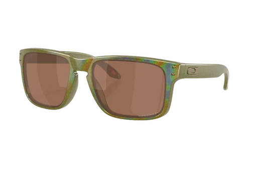 Oakley Holbrook Polaris Collection sunglasses in Fern Spacedust with Prizm Tungsten Polarized lenses