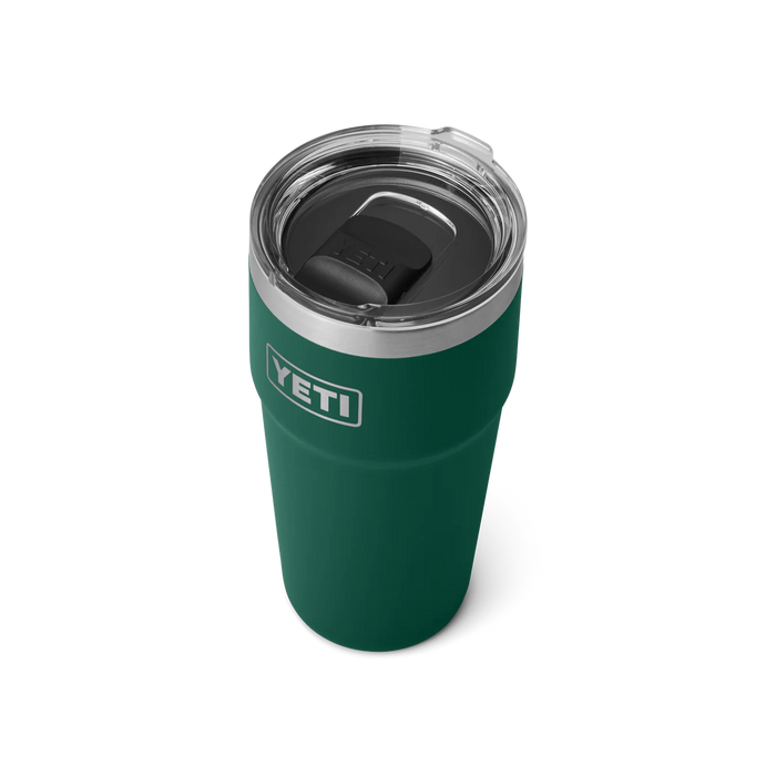 Yeti Rambler 20oz Stackable Cup Black Forest Green