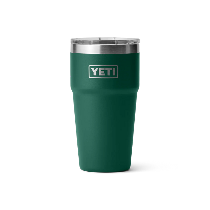Yeti Rambler 20oz Stackable Cup Black Forest Green
