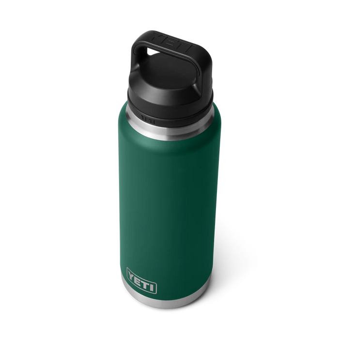 YETI Rambler® 36 oz (1 l) Bottle — Black Forest Green With Chug Cap
