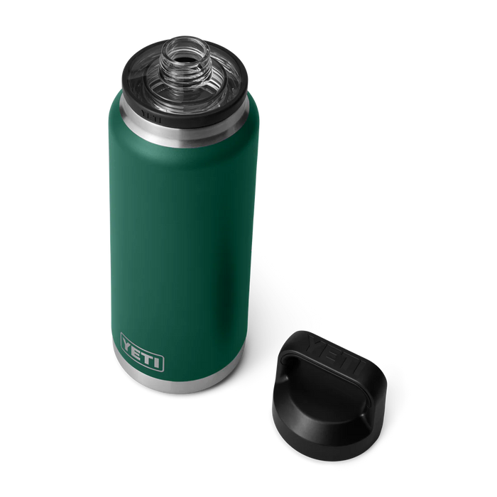 YETI Rambler® 36 oz (1 l) Bottle — Black Forest Green With Chug Cap