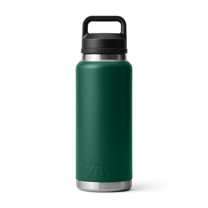 YETI Rambler® 36 oz (1 l) Bottle — Black Forest Green With Chug Cap