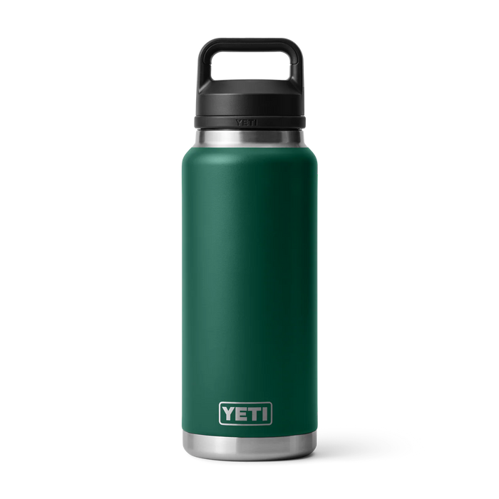 YETI Rambler® 36 oz (1 l) Bottle — Black Forest Green With Chug Cap
