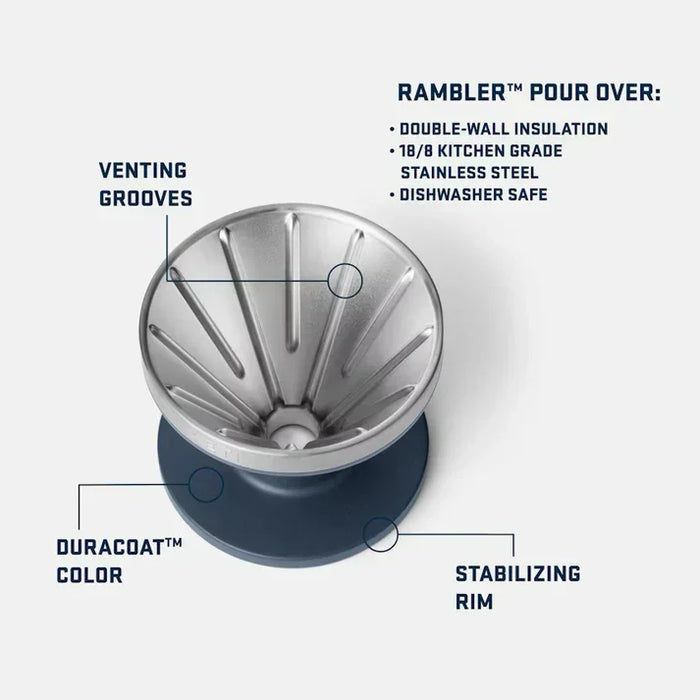 Yeti Ramble Coffee Pour Over White