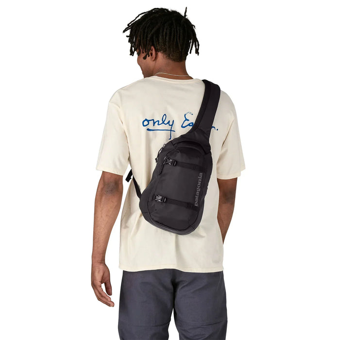 patagonia black sling bag with waist strap Patagonia Atom Sling Bag 8L Black