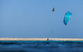 Duotone Jaime Concept Blue 2027 in use during a tropical lagoon session