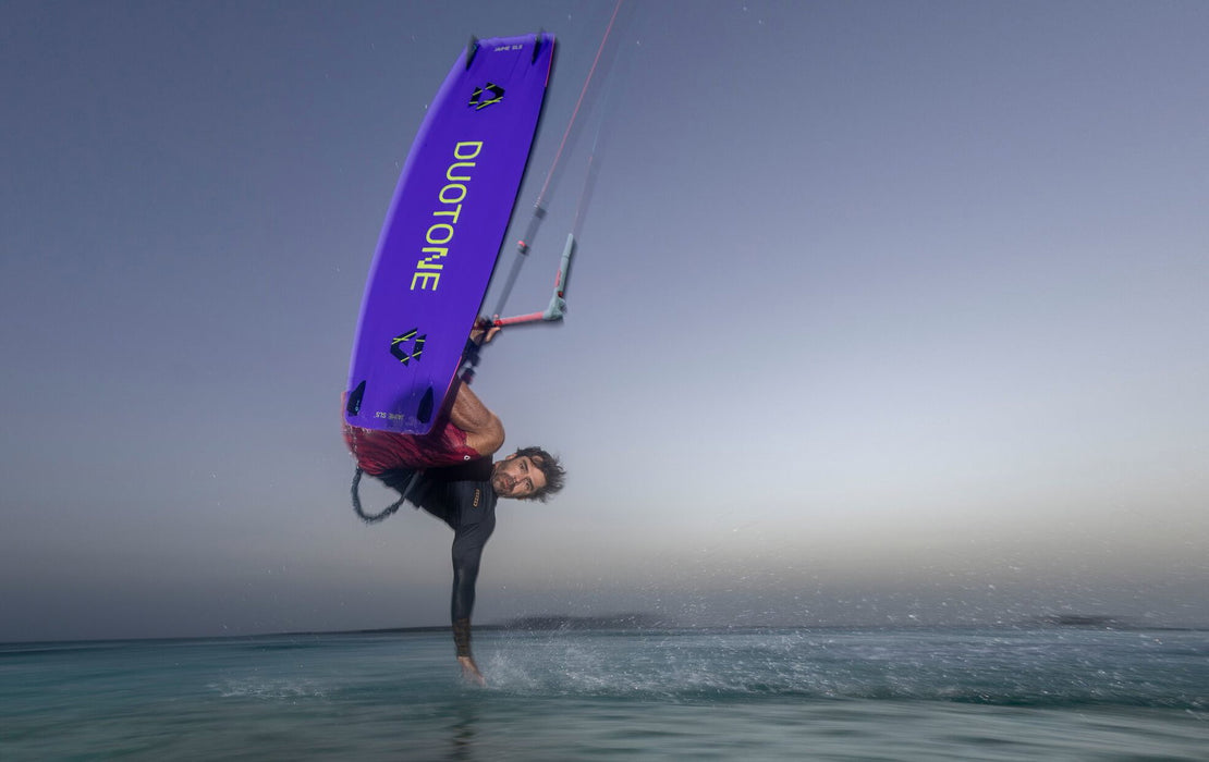 Duotone Jaime SLS 2027 in use during a freestyle kitesurfing session
