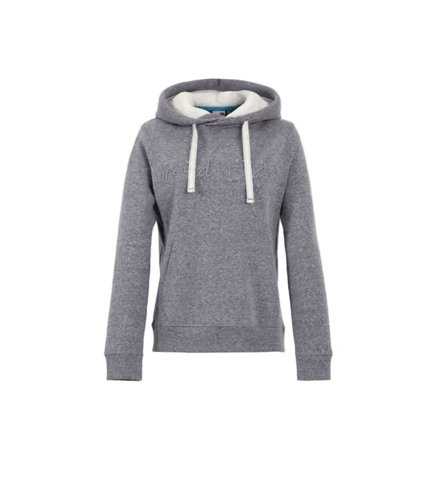 Weird Fish Bodhi Recycled Organic Snow Marl Hoodie Navy