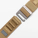 Arcade tan webbing belt with metal buckle, durable outdoor watersports accessory