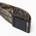 Arcade camo belt with black buckle, durable webbing, ideal for outdoor watersports.