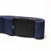 Arcade navy blue webbing belt with black plastic buckle, Save the Waves edition
