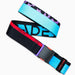 Arcade Sierra Acid Fade blue and black stretch belt with purple and red accents