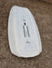 Underside of used Armstrong Wing SUP board 132L showing mast track slots, no repairs or deep scratches