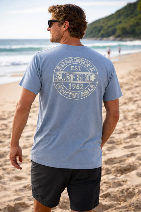 Boardworx Surf Shop Tee Indigo Blue T-Shirt