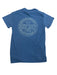 Indigo blue Boardworx surf shop t-shirt with Whitstable logo print on the back