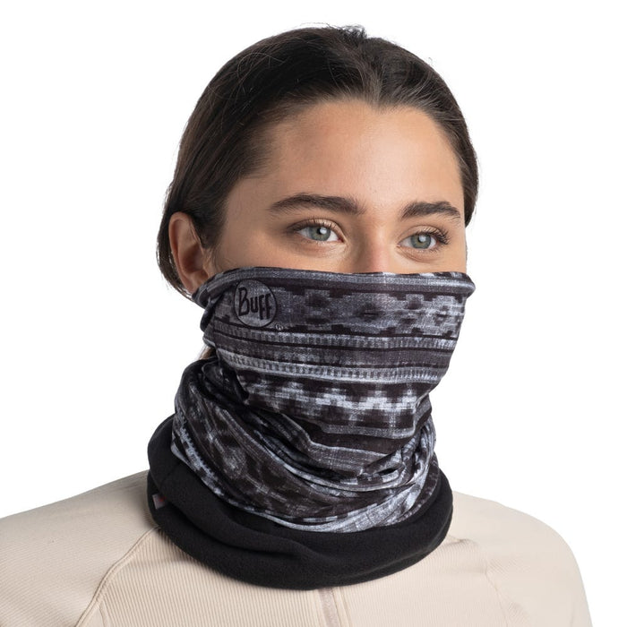 BUFF Polar Multifunctional Neckwear Alsien Black worn fit