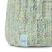 BUFF Dalia Knitted and Polar Beanie Aqua Haze knit and logo detail
