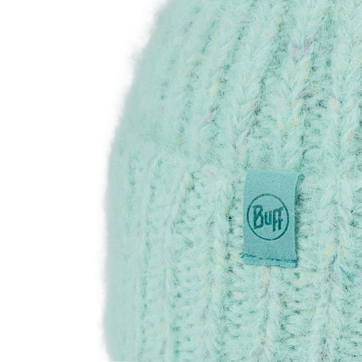 BUFF Eyla Knitted and Polar Beanie Mint knit and logo detail