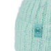 BUFF Eyla Knitted and Polar Beanie Mint knit and logo detail