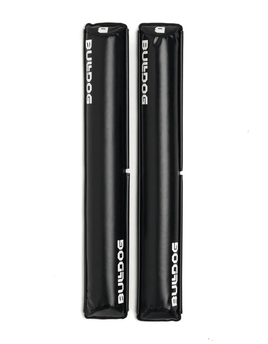 Bulldog Aero Roof Rack Pads 70cm, black padded car roof rack protectors