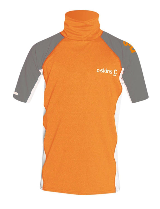 C-Skins Junior UV Rash Vest Deep Grey Orange - Boardworx