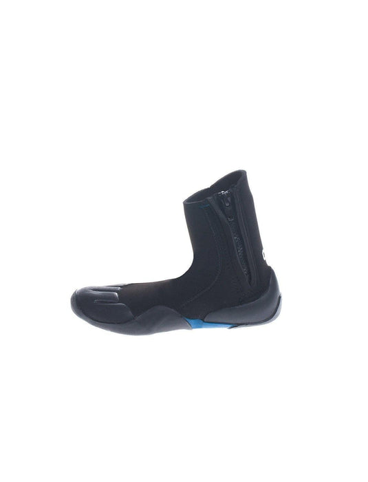 C-Skins Junior Zipped Boot black neoprene wetsuit boot with side zipper and blue sole