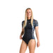 C-Skins Nuwave UV Premium Womens Rash Vest Side Print SS