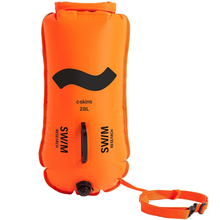 C-Skins Swim Buoy 28L Dry Bag Safety Orange - Boardworx