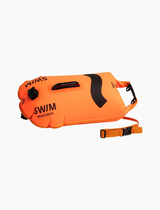 C-Skins Swim Research orange swim safety buoy and dry bag 20L with strap
