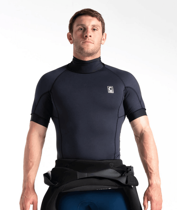 C-skins Thermal Skins Short Sleeve Vest Black - Boardworx